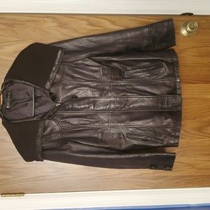 Women leather jacket
